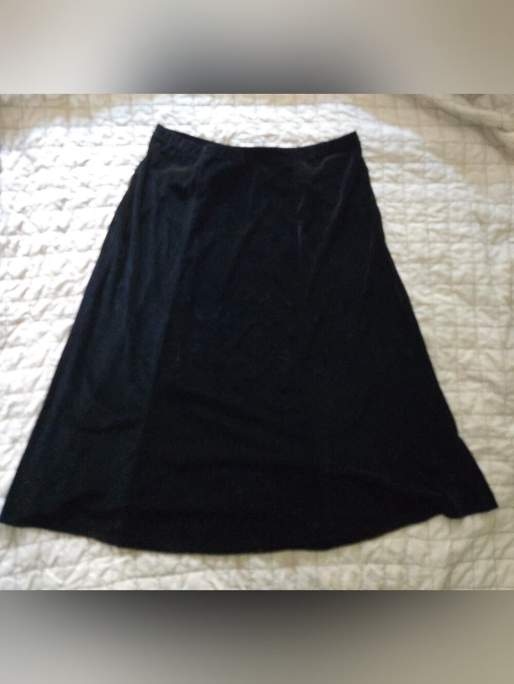 Vintage Black Velvet Goth Whimsygoth Aline Skirt Size 2X